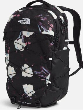 The North Face Borealis 16" Laptop Women's Backpack 27L TNF Black Winter Flowers